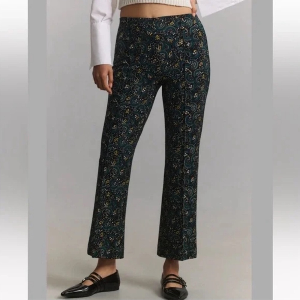 Maeve Anthropologie Margot kick flare ankle pants NWOT